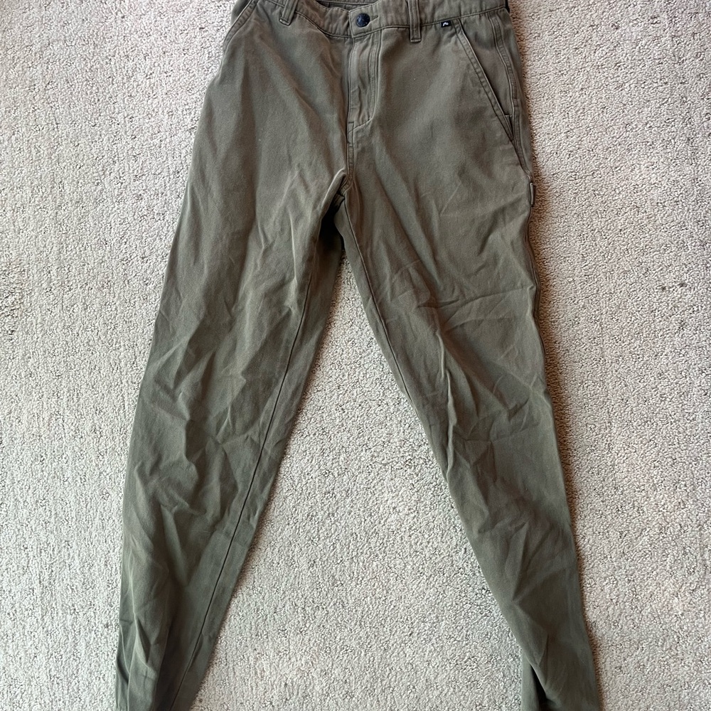 Rusty Men's Olive Green Pants